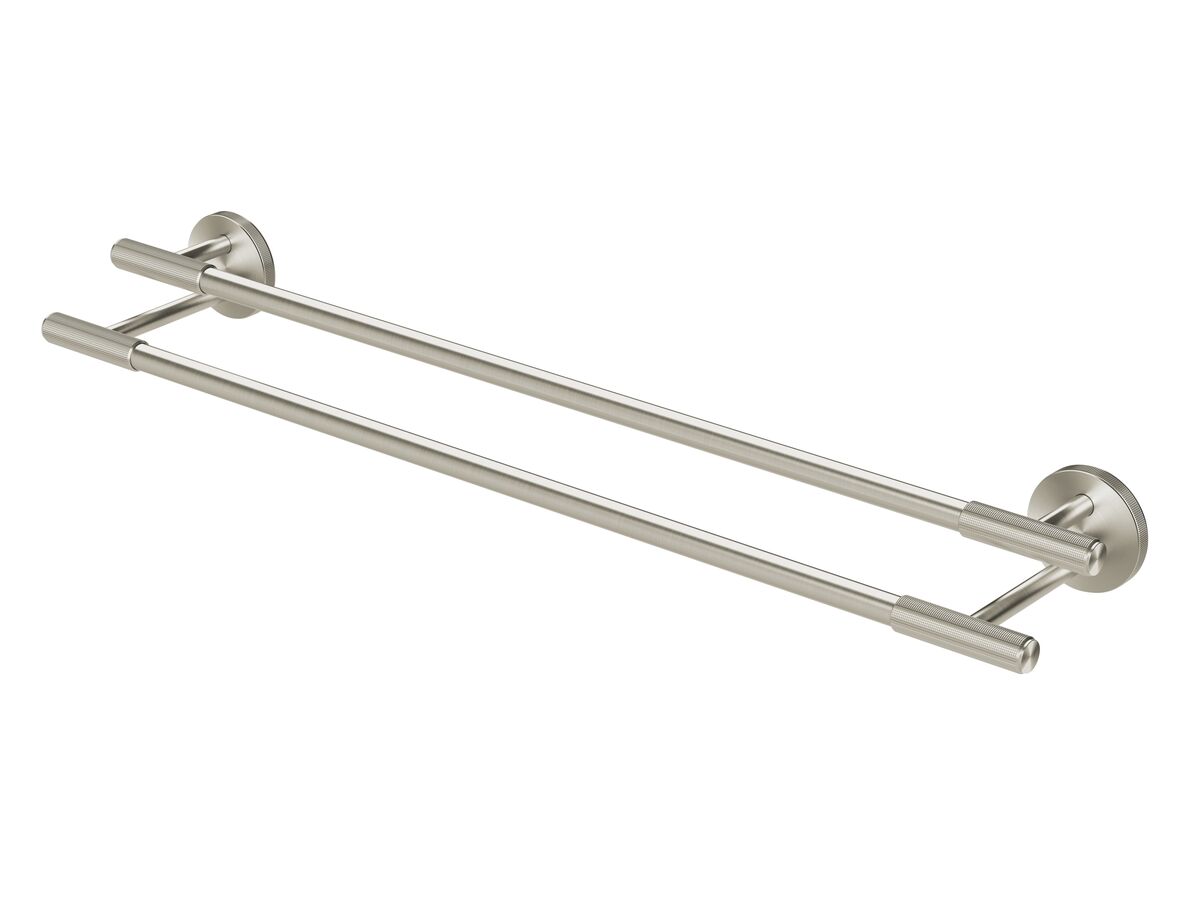 reece Milli Marq Edit Double Towel Rail 600mm Brushed Nickel