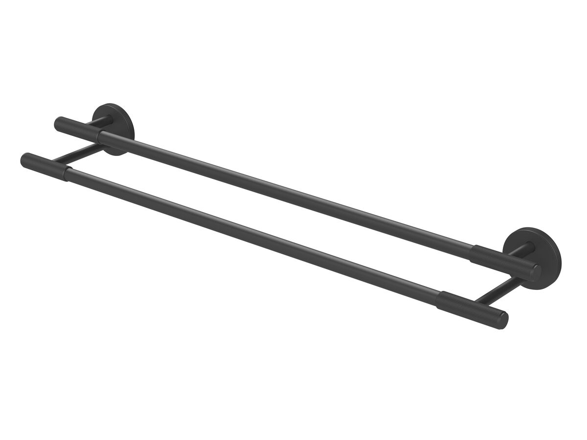 reece Milli Marq Edit Double Towel Rail 600mm Matte Black