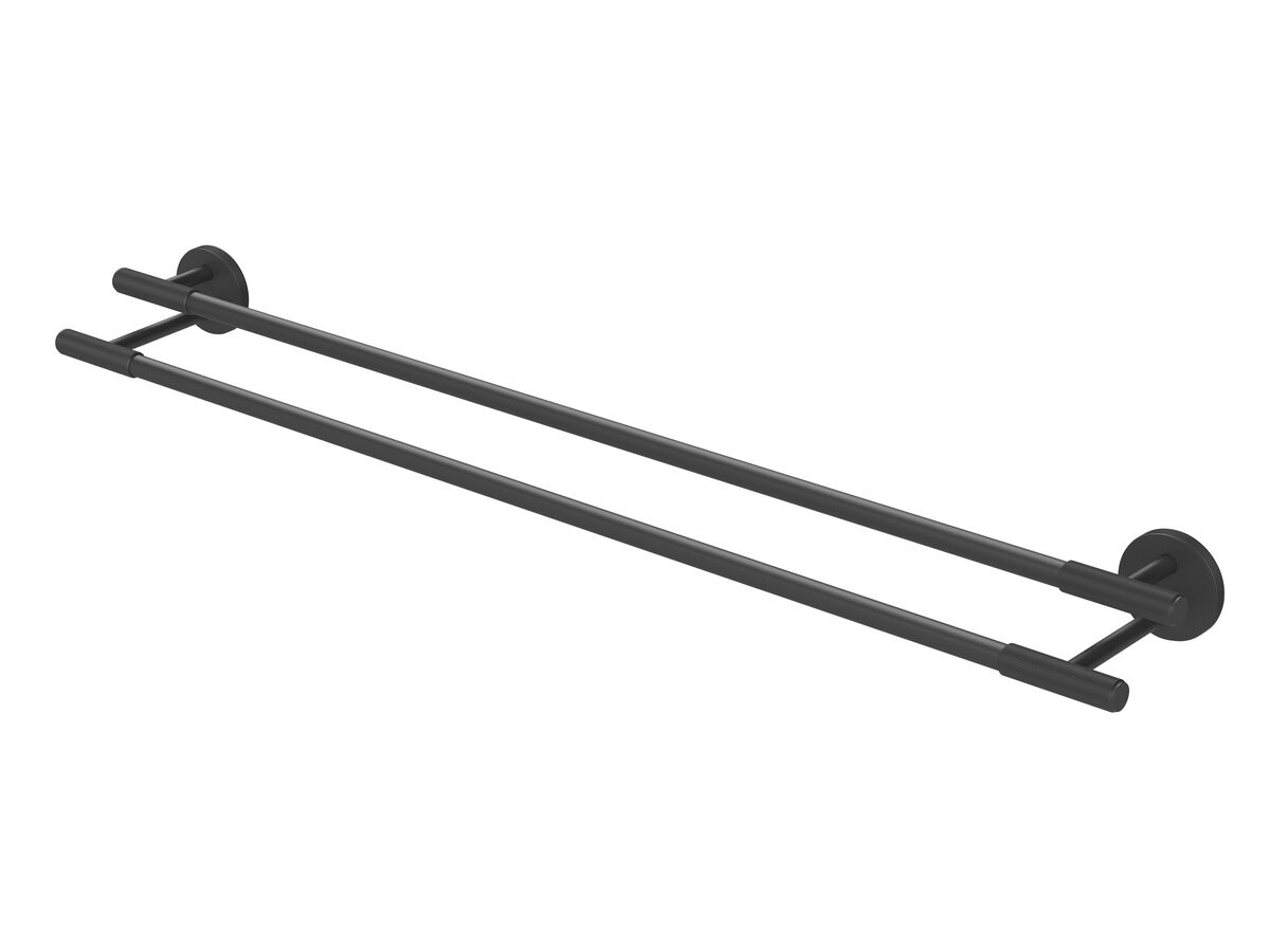 reece Milli Marq Edit Double Towel Rail 800mm Matte Black