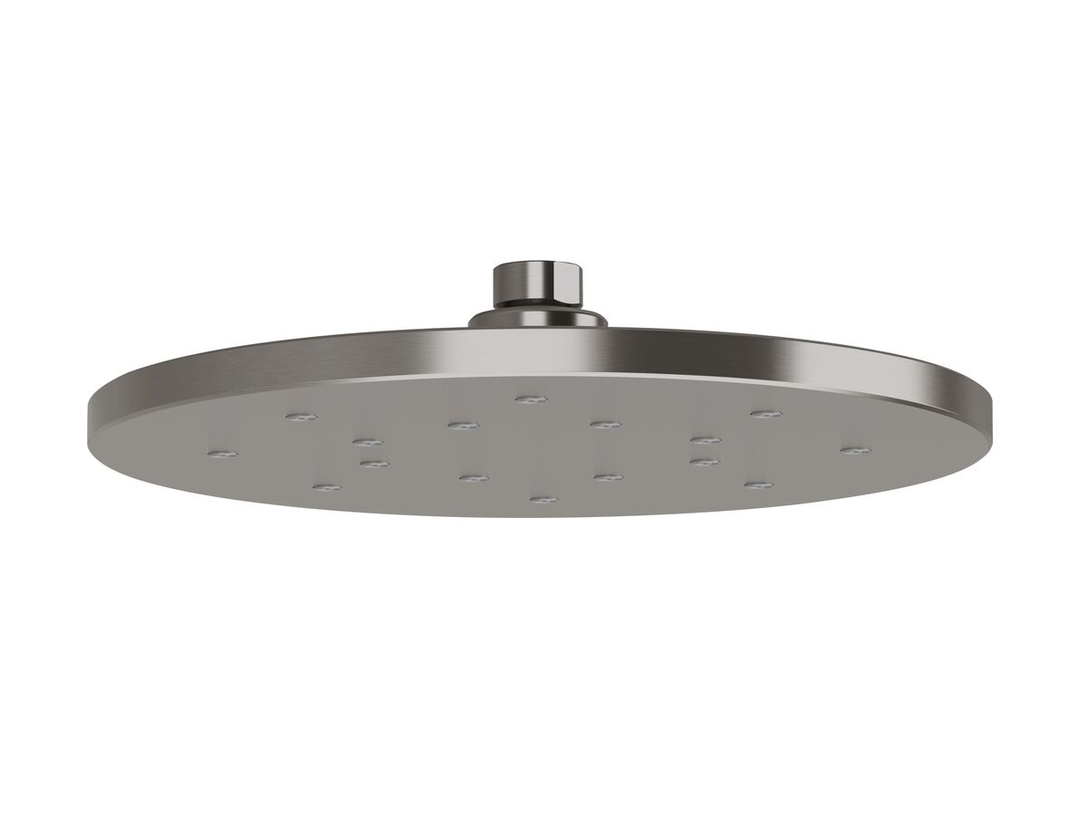 reece Milli Marq Edit Overhead Shower 250mm Brushed Gunmetal (3 Star)