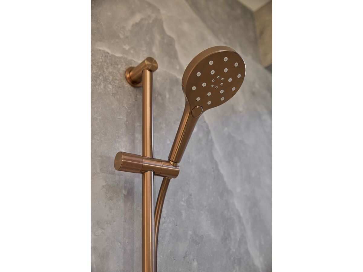 Reece Milli Marq Edit Single Rail Shower Brushed Bronze (3 Star)
