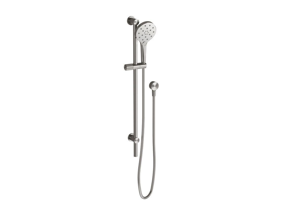 reece Milli Marq Edit Single Rail Shower Brushed Gunmetal (3 Star)