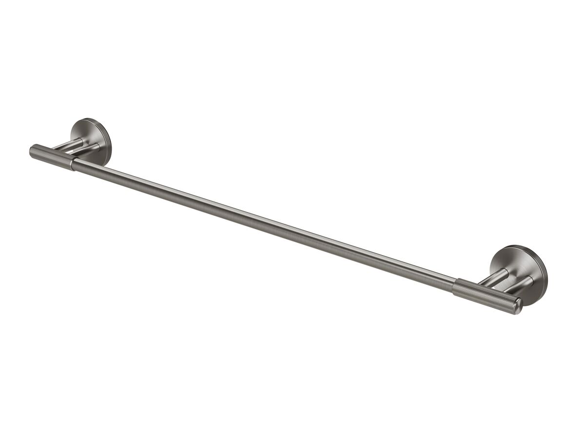 reece Milli Marq Edit Single Towel Rail 600mm Brushed Gunmetal