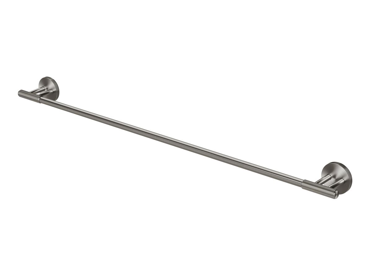 reece Milli Marq Edit Single Towel Rail 800mm Brushed Gunmetal