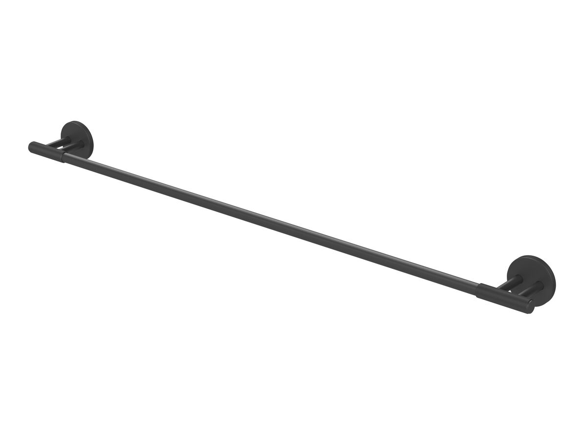 reece Milli Marq Edit Single Towel Rail 800mm Matte Black