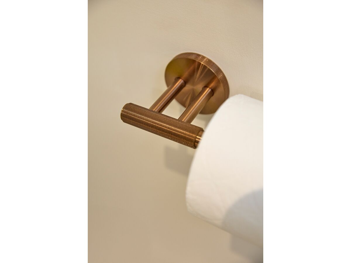 Reece Milli Marq Edit Toilet Roll Holder Brushed Bronze