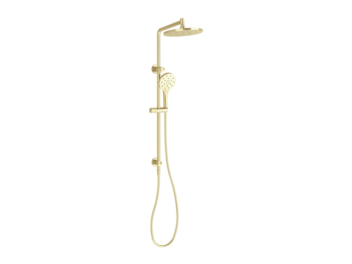 reece Milli Marq Edit Twin Rail Shower Brushed Gold (3 Star)