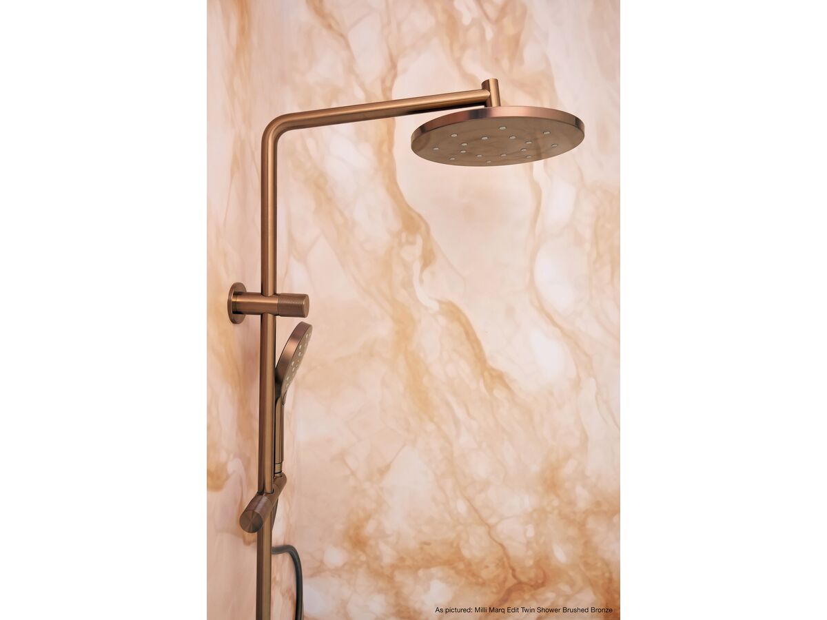 Reece Milli Marq Edit Twin Rail Shower Chrome (3 Star)