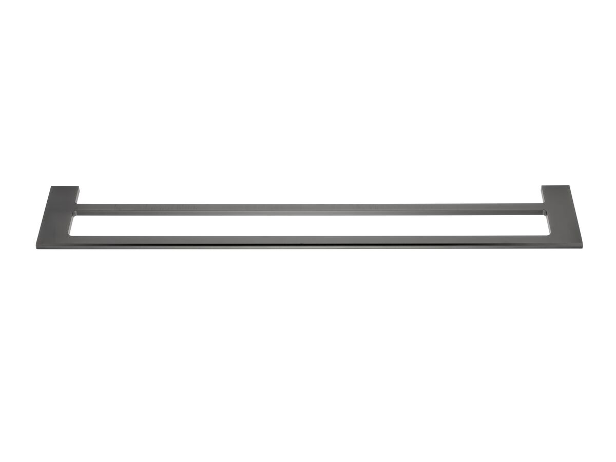 reece Milli Meld Edit Double Towel Rail 750mm Brushed Gunmetal
