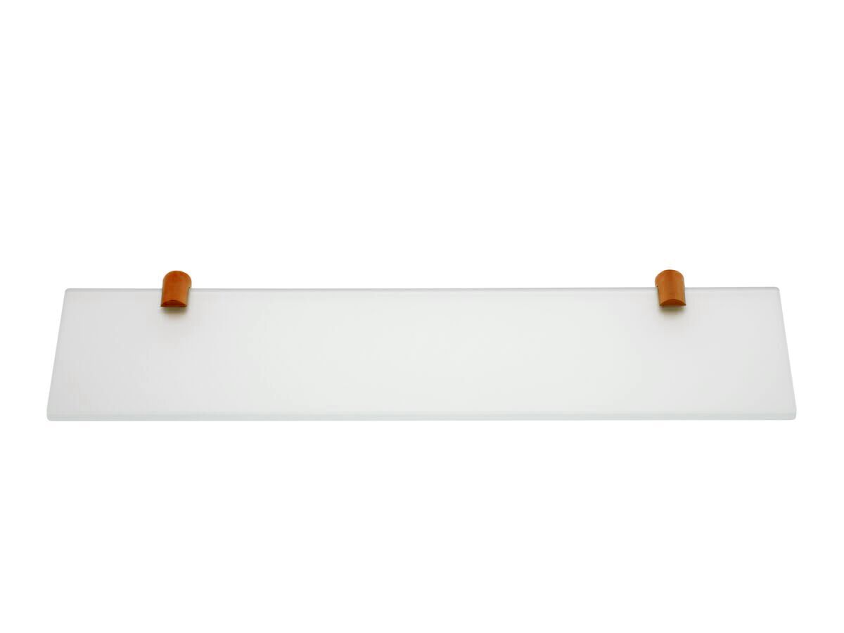 reece Milli Meld Edit Glass Shelf 450mm Brushed Bronze