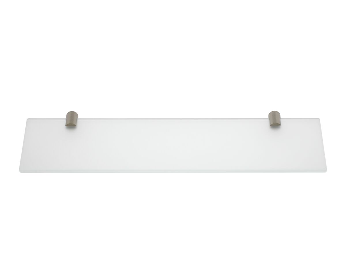 reece Milli Meld Edit Glass Shelf 450mm Brushed Gunmetal