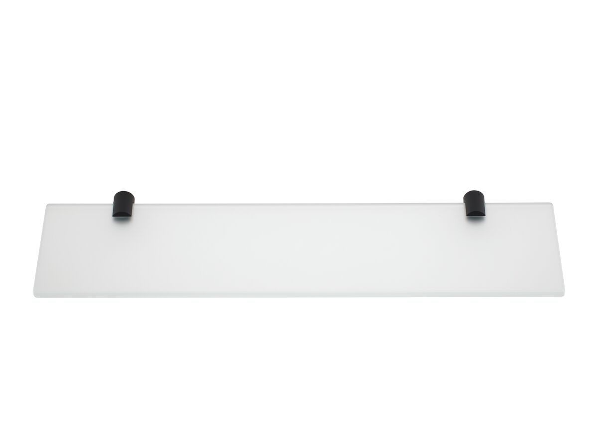 reece Milli Meld Edit Glass Shelf 450mm Matte Black