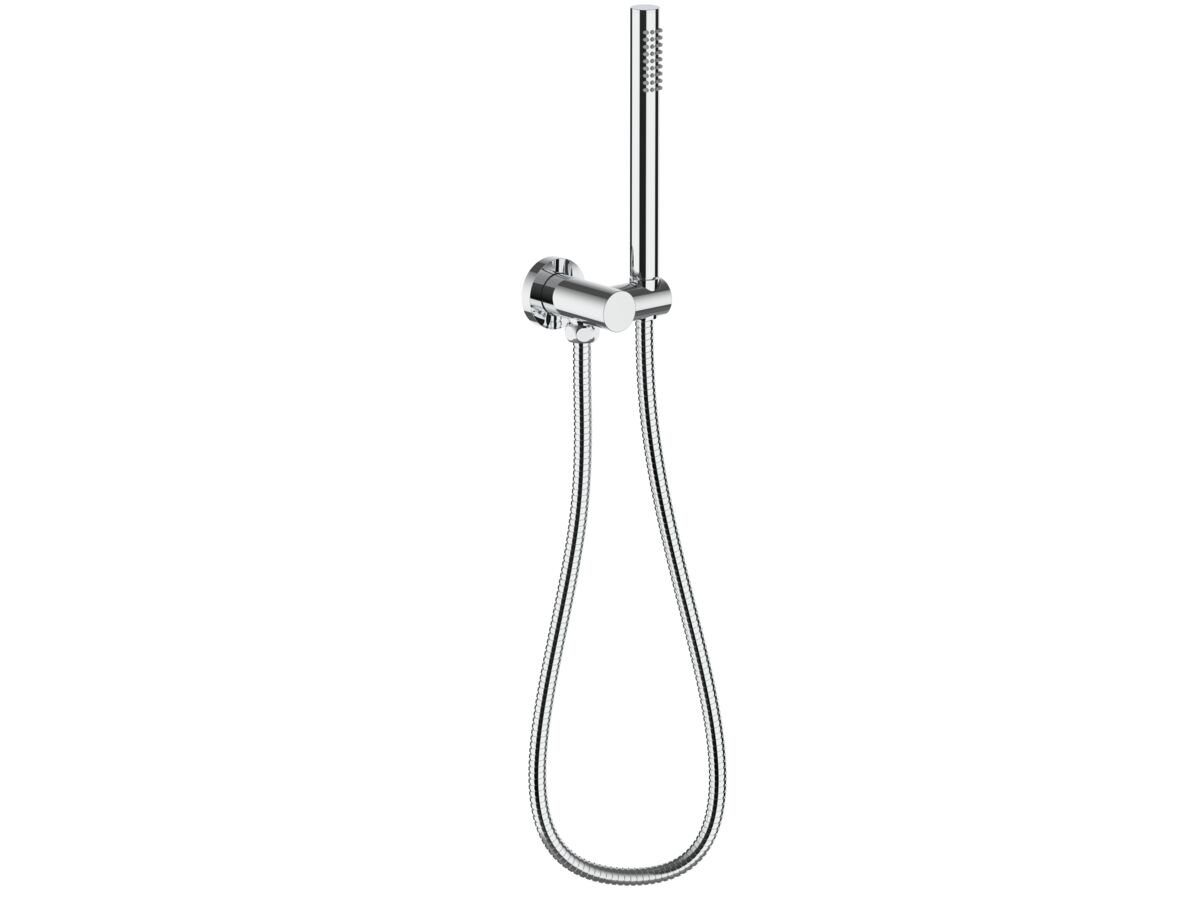reece Milli Meld Microphone Handshower with Water Inlet Swivel Wall Bracket Chrome (4 Star)