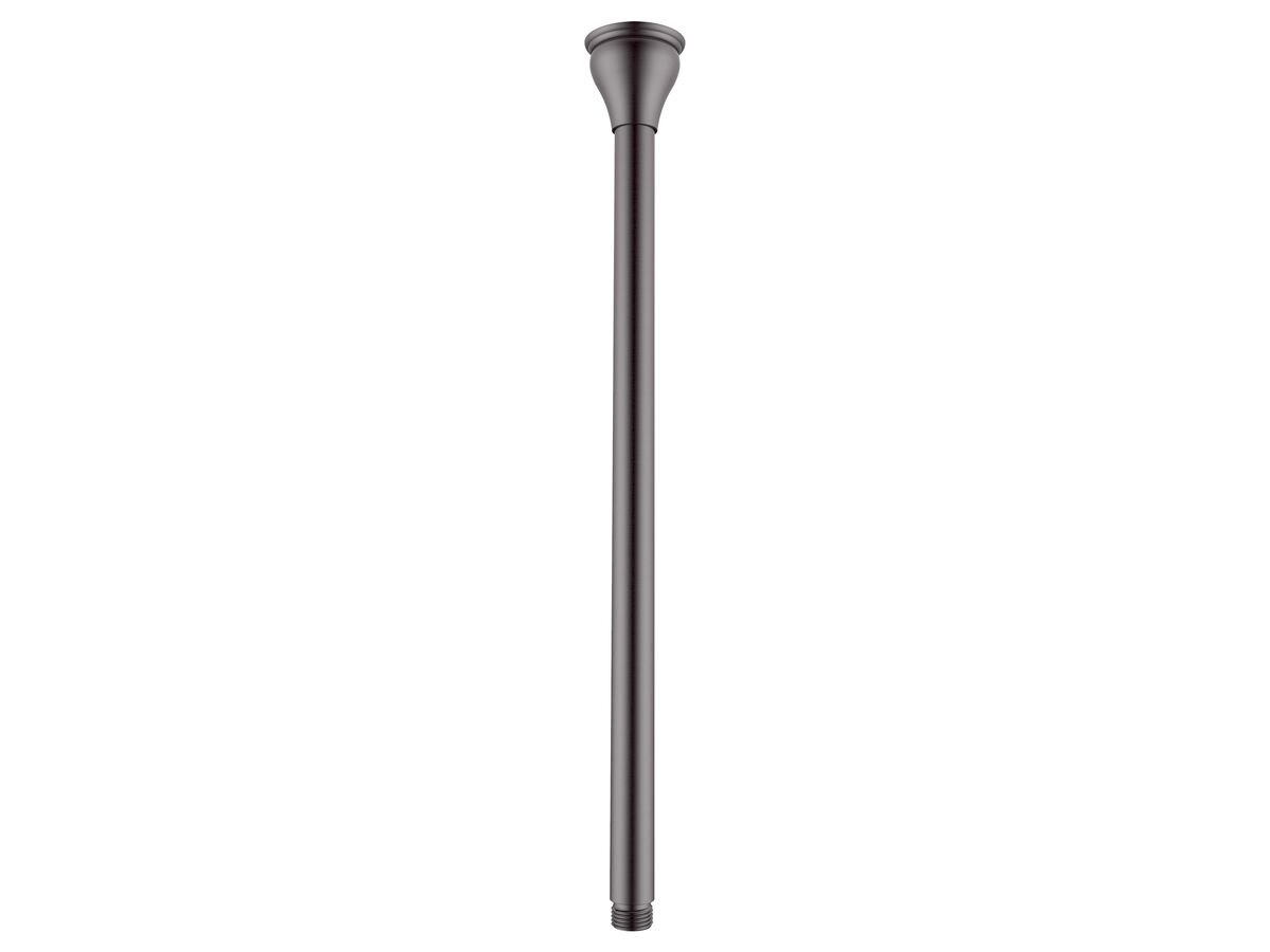 reece Milli Monument Edit Ceiling Shower Arm 450mm Brushed Gunmetal