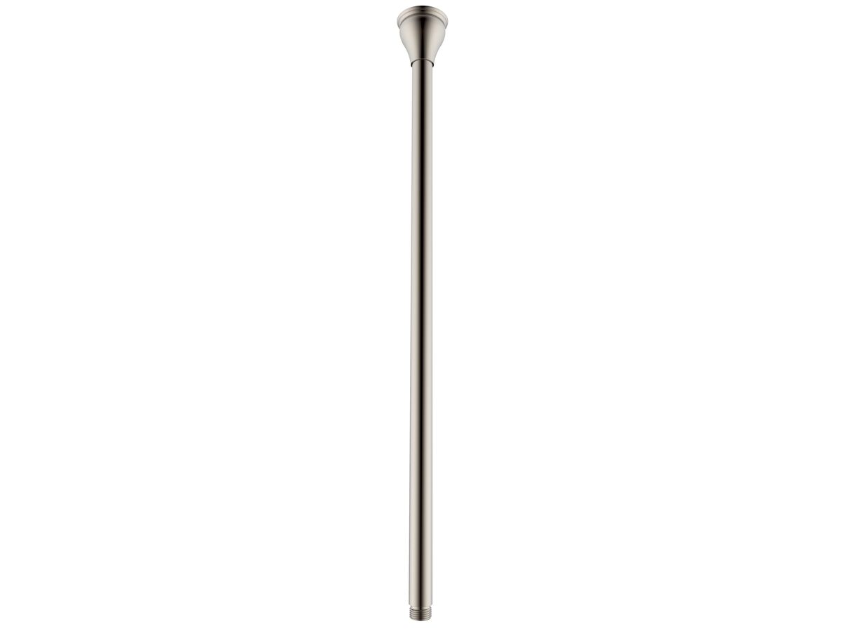 reece Milli Monument Edit Ceiling Shower Arm 600mm Brushed Nickel reece Milli Monument Edit Ceiling Shower Arm 600mm Brushed Nickel