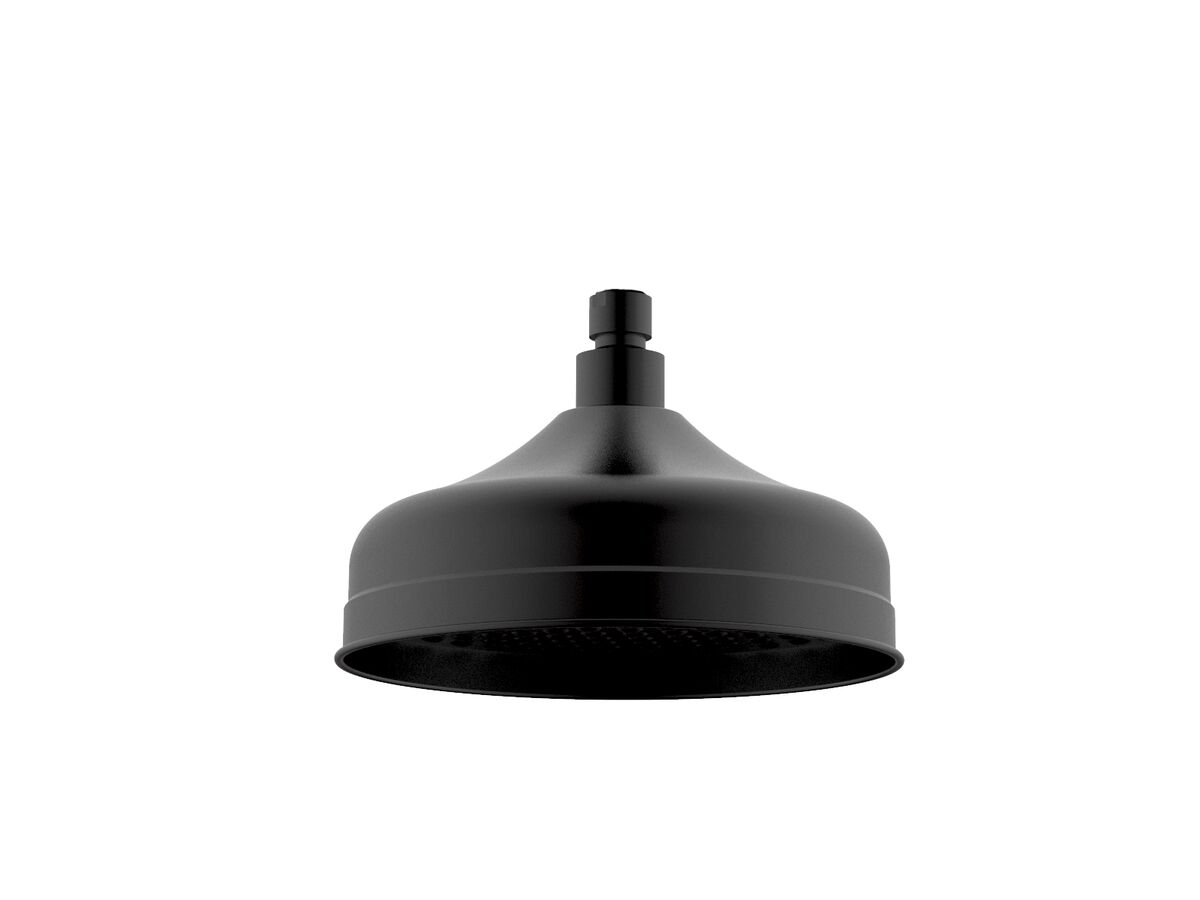 reece Milli Monument Edit Shower Rose Only 200mm Matte Black (3 Star)