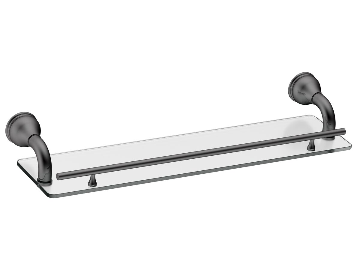 reece Milli Monument Edit Shower Shelf Brushed Gunmetal