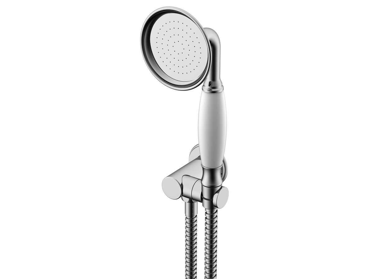 reece Milli Monument Handshower with Swivel Water Inlet Wall Bracket Chrome (3 Star)