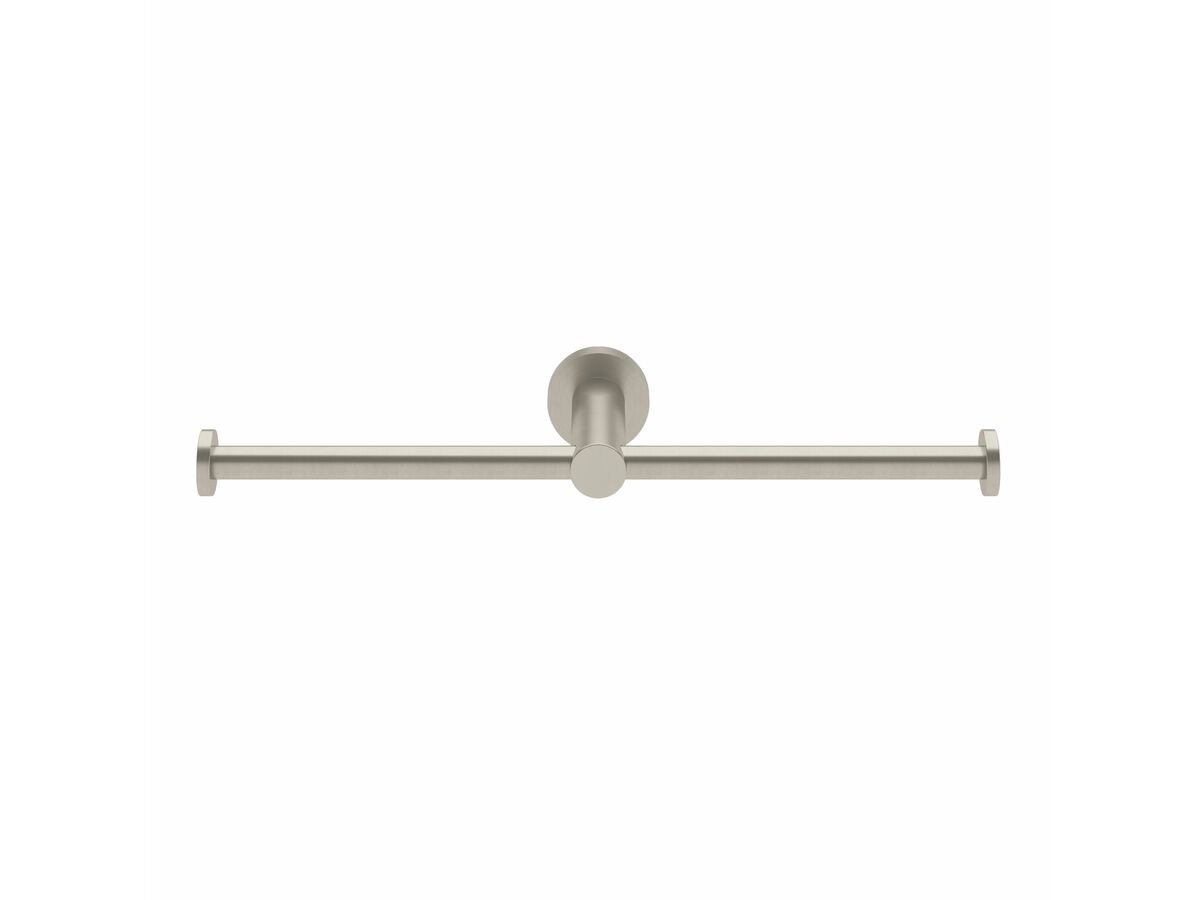 reece Milli Mood Edit Double Toilet Roll Holder PVD Brushed Nickel