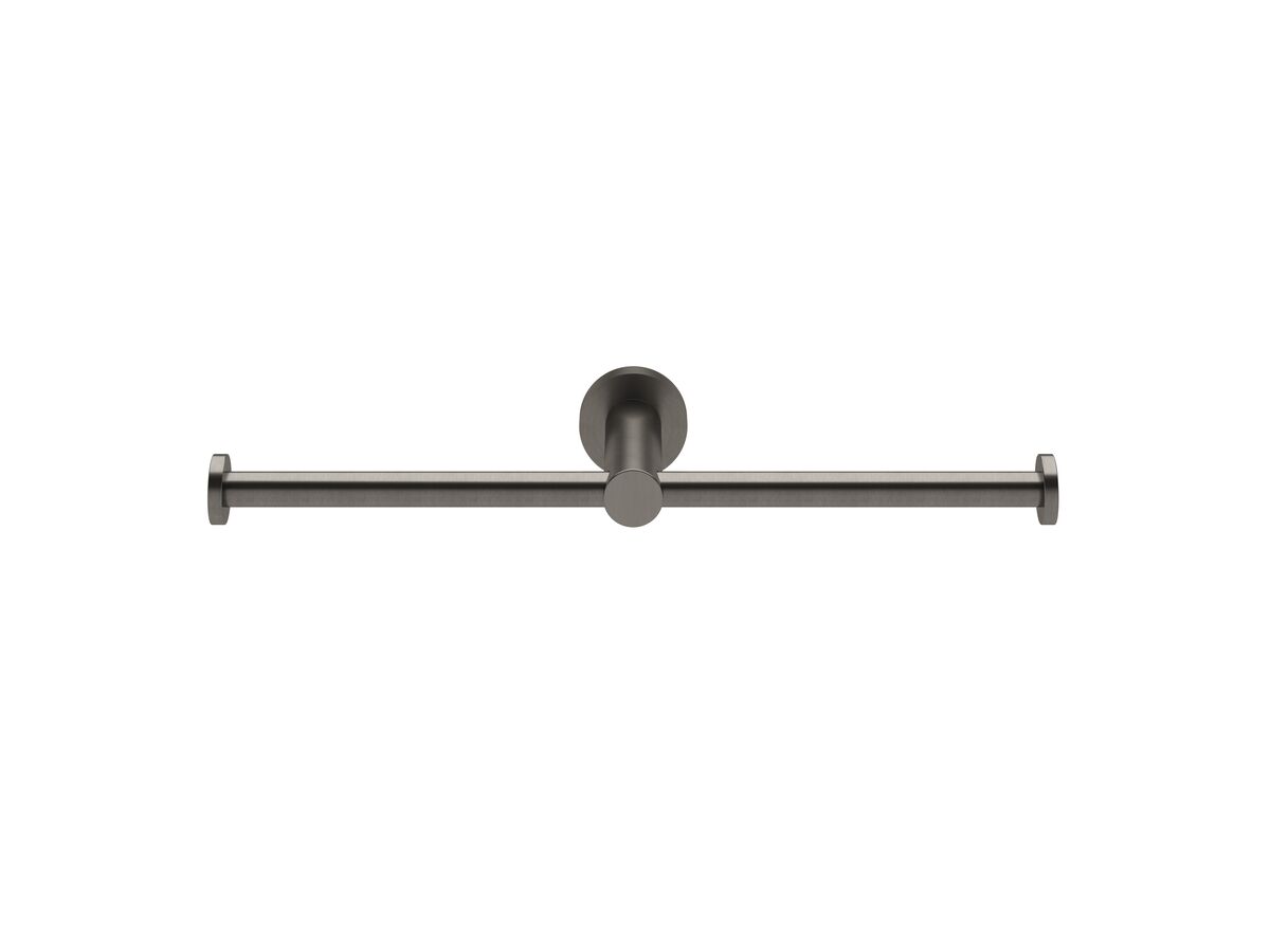 reece Milli Mood Edit Double Toilet Roll Holder PVD Brushed Gunmetal