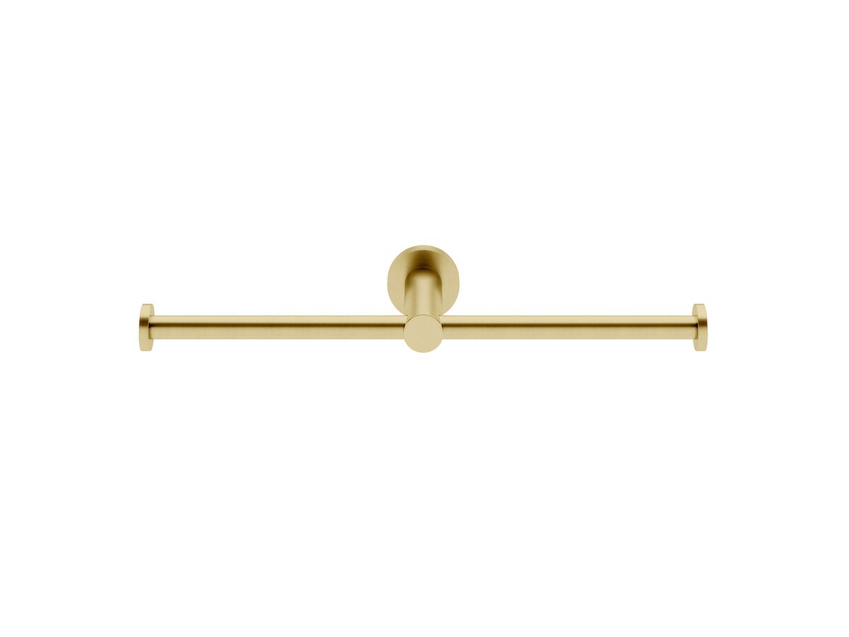 reece Milli Mood Edit Double Toilet Roll Holder PVD Brushed Gold
