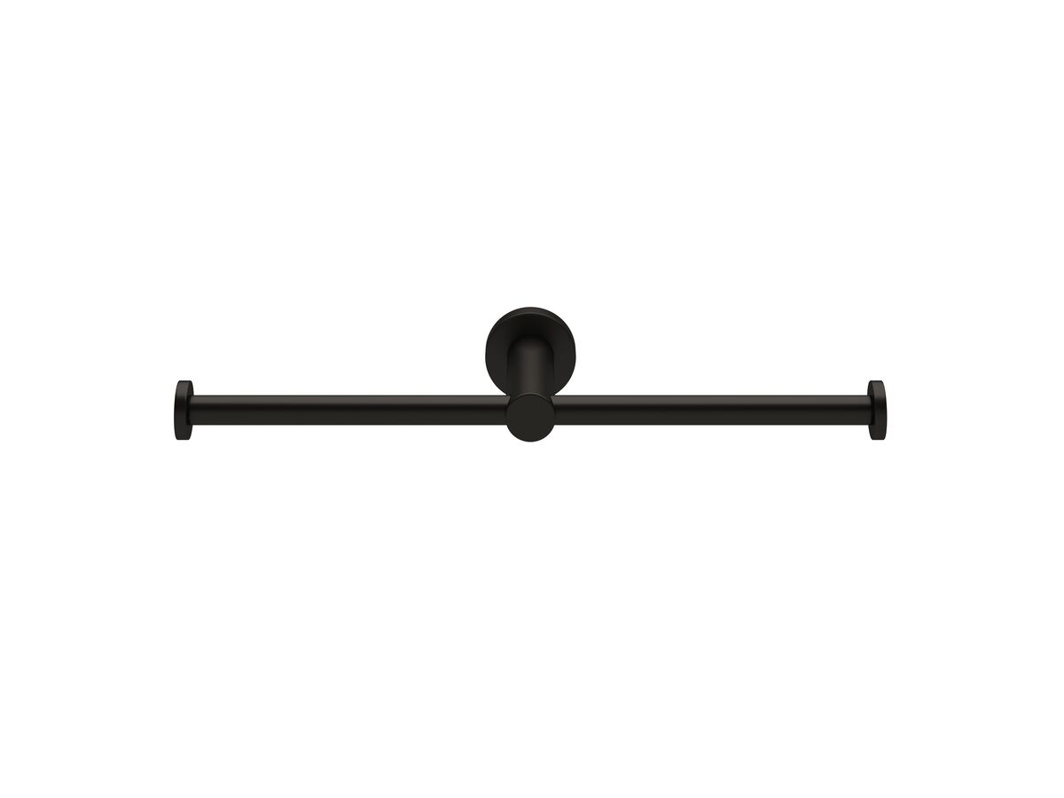 reece Milli Mood Edit Double Toilet Roll Holder PVD Matte Black