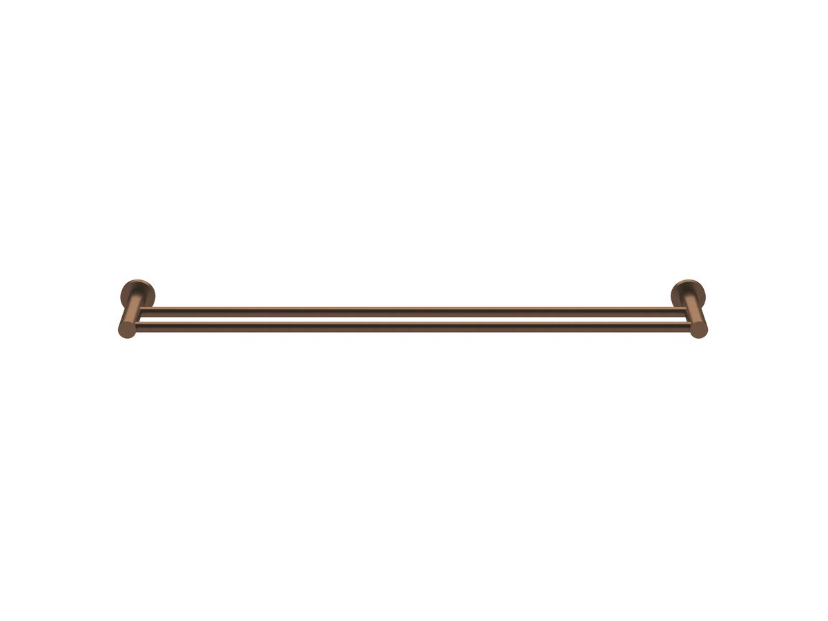 reece Milli Mood Edit Double Towel Rail 600mm PVD Brushed Bronze