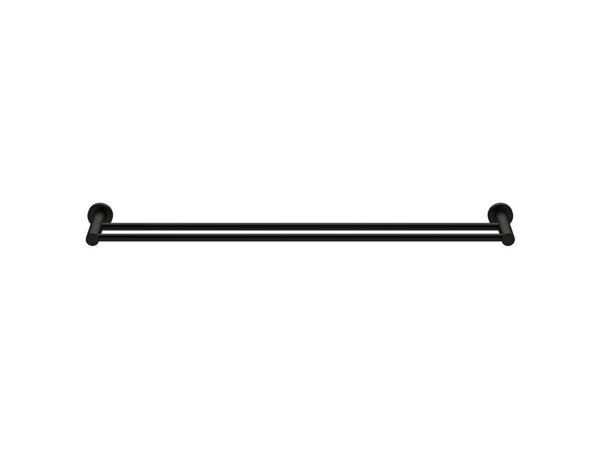 reece Milli Mood Edit Double Towel Rail 600mm PVD Matte Black