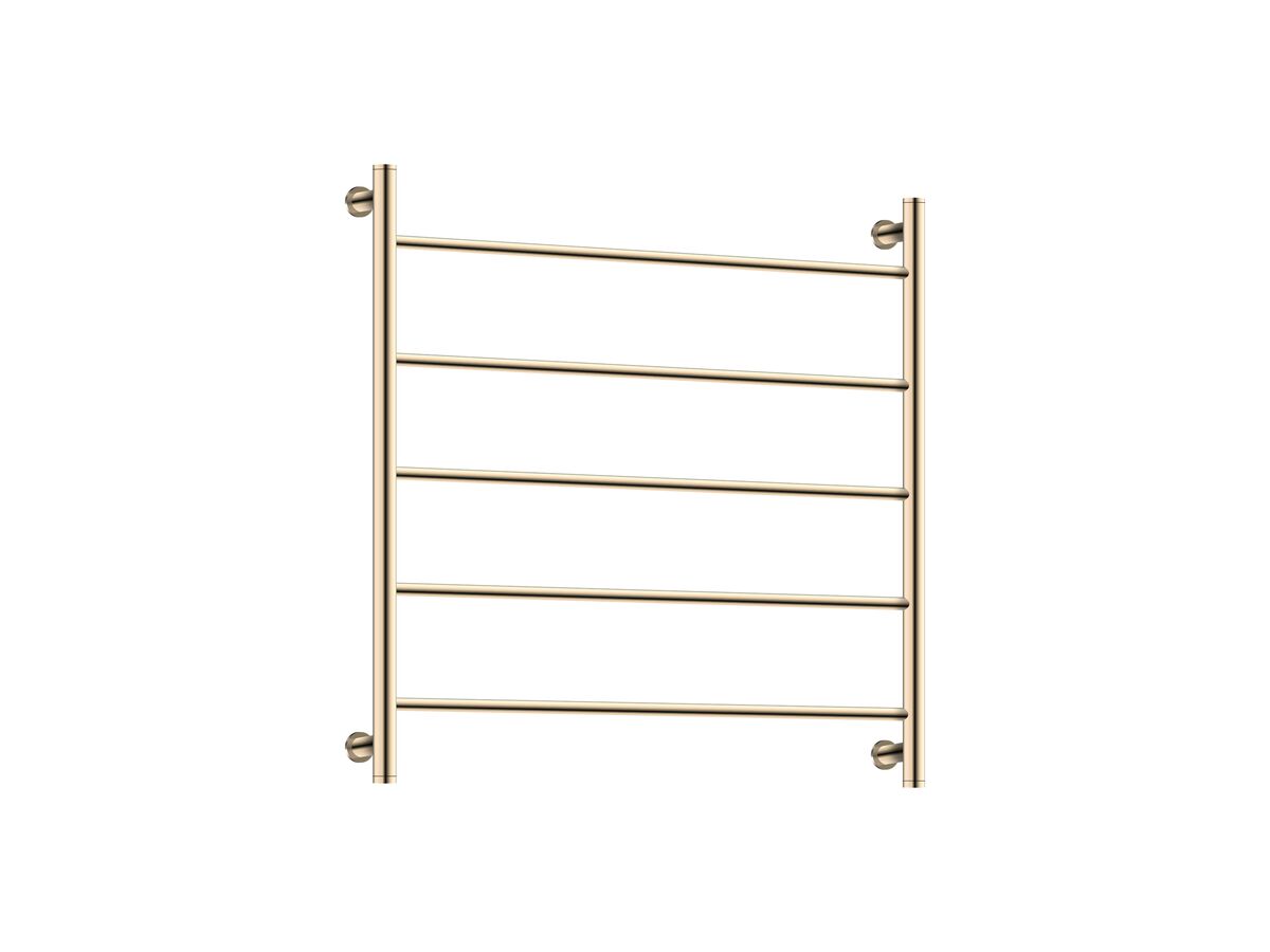 Reece Milli Mood Edit Heated Towel Rail 800 X 800mm Brushed Gold