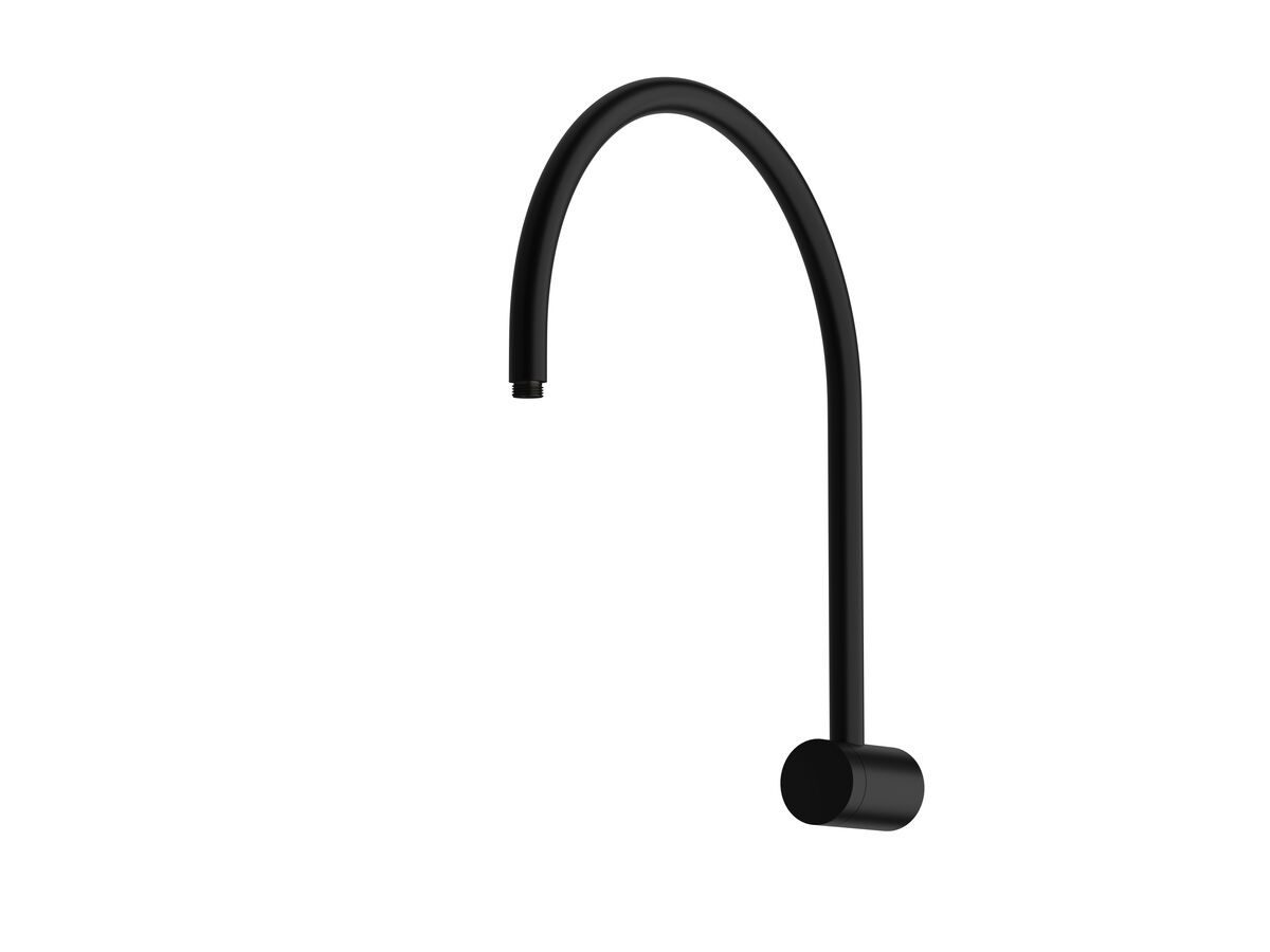 reece Milli Mood Edit Hi-Rise Shower Curved Arm Only PVD Matte Black