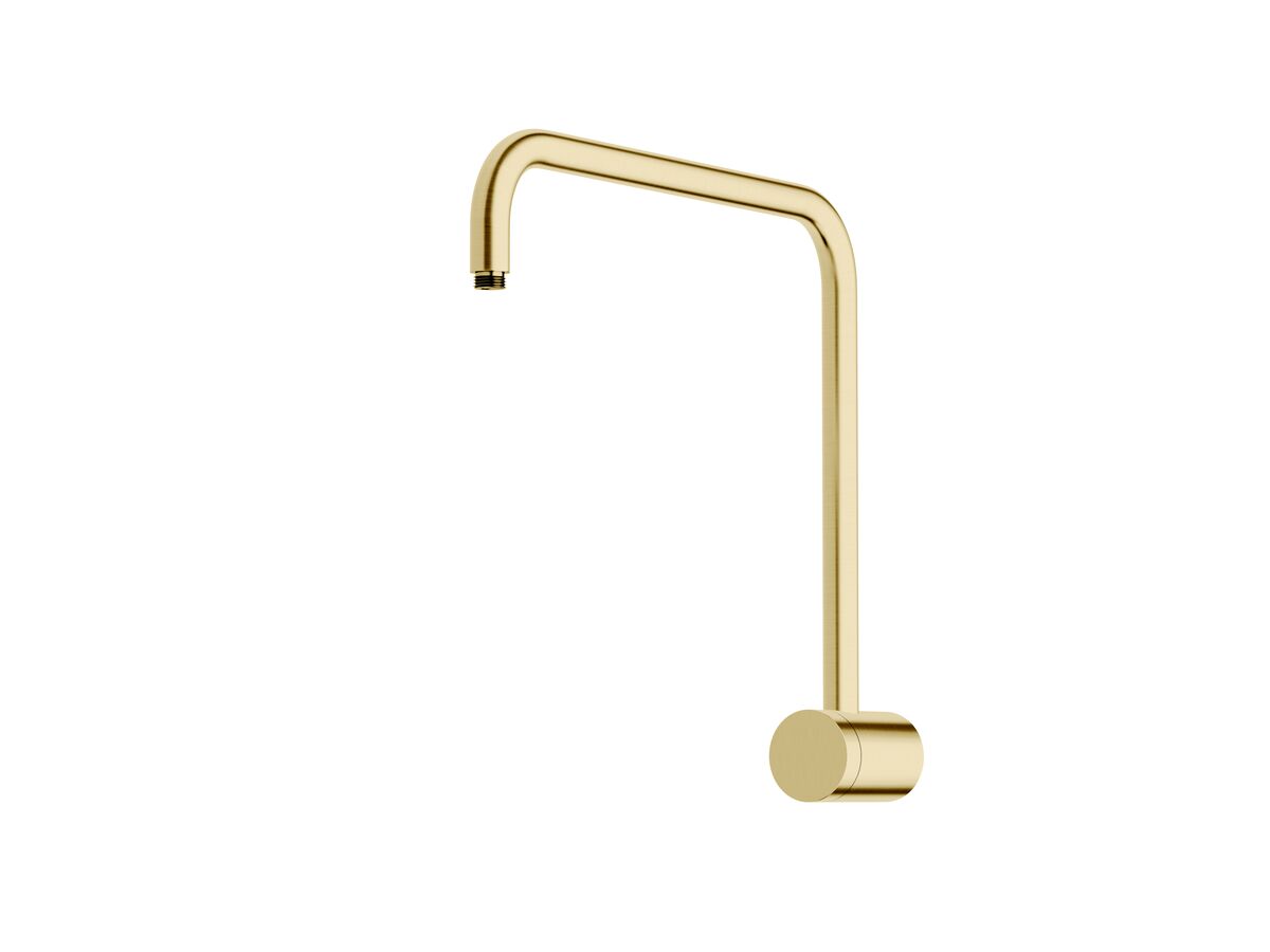reece Milli Mood Edit Hi-Rise Shower Square Arm Only PVD Brushed Gold