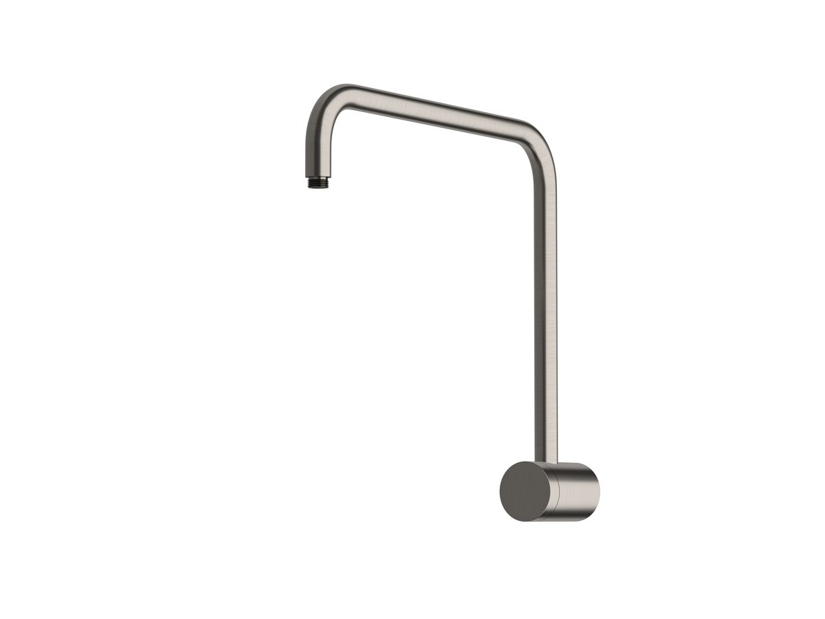 reece Milli Mood Edit Hi-Rise Shower Square Arm Only PVD Brushed Gunmetal