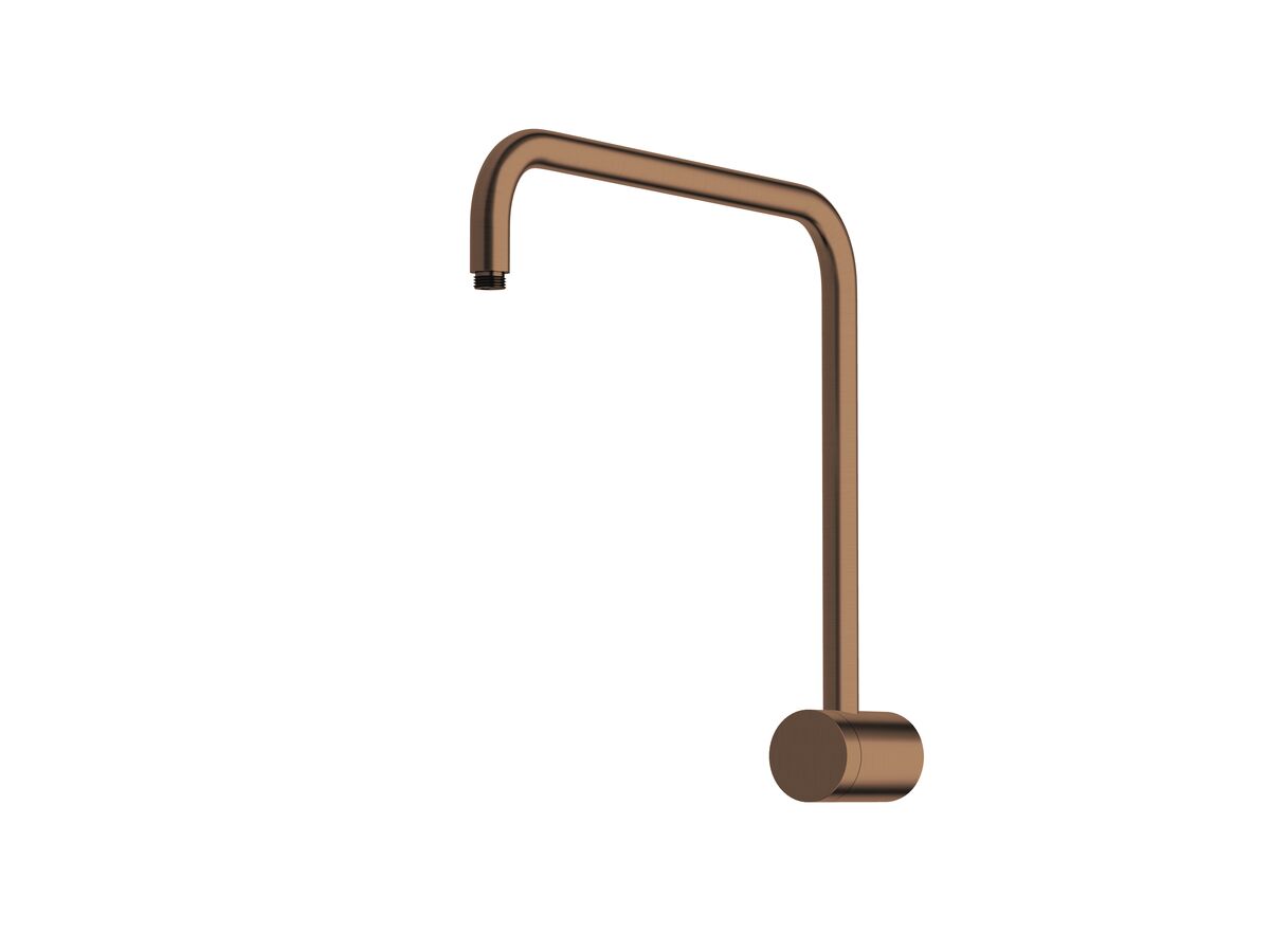 reece Milli Mood Edit Hi-Rise Shower Square Arm Only PVD Brushed Bronze