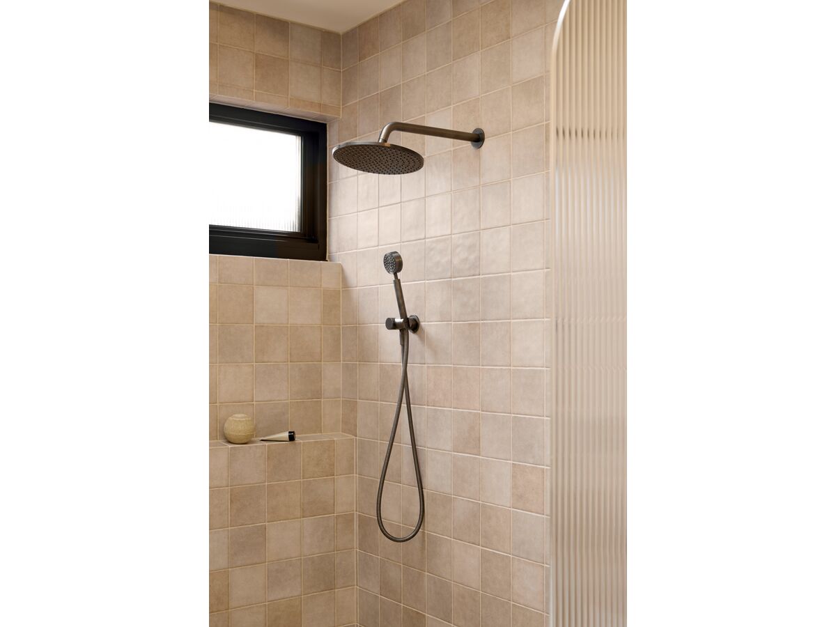 Reece Milli Mood Edit Round Handshower With Swivel Bracket PVD Brushed Gunmetal (3 Star)