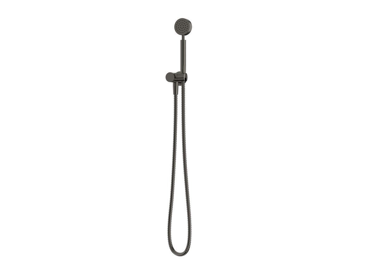 reece Milli Mood Edit Round Handshower with Swivel Bracket PVD Brushed Gunmetal (3 Star)