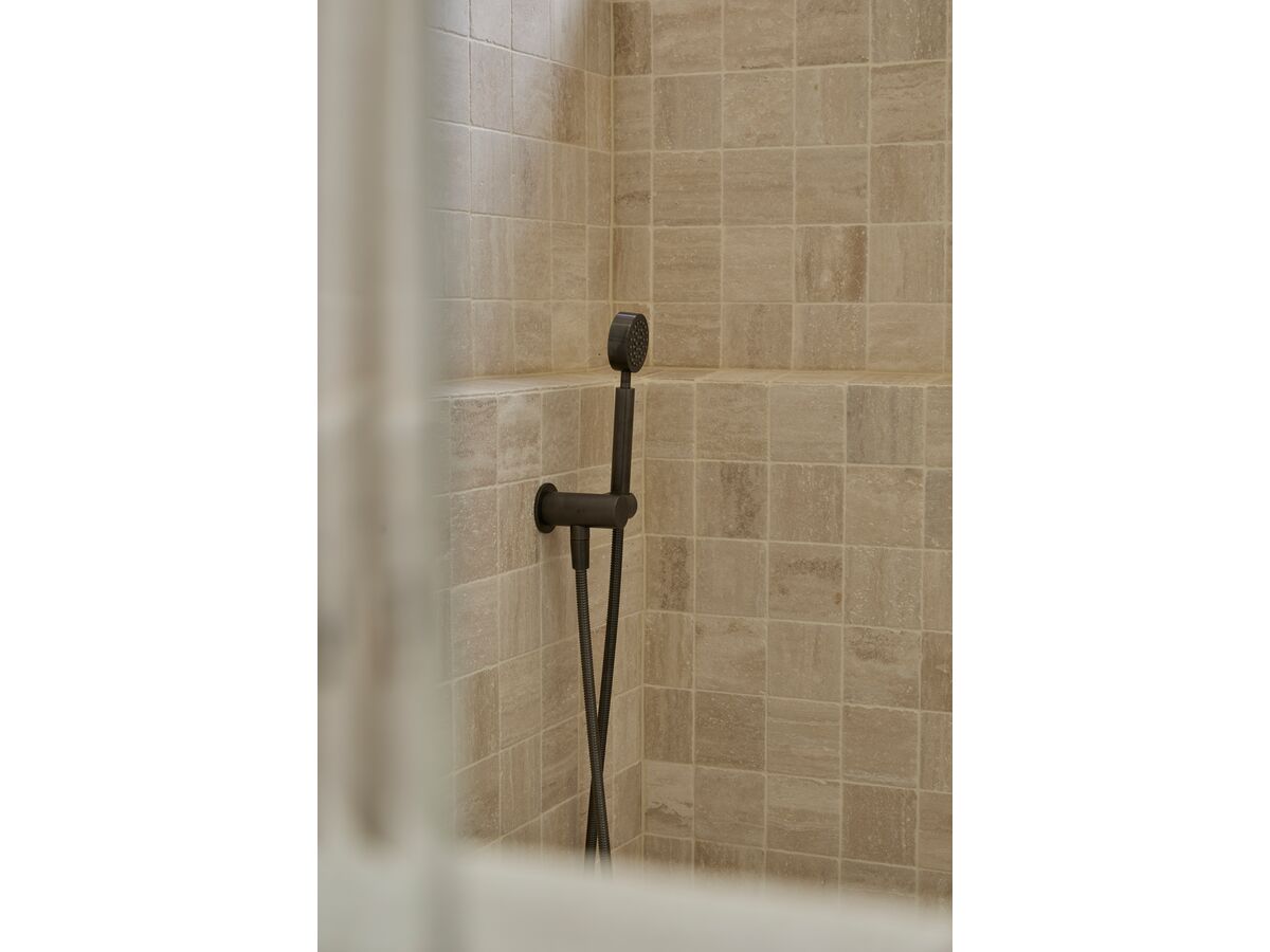 Reece Milli Mood Edit Round Handshower With Swivel Bracket PVD Brushed Gunmetal (3 Star)