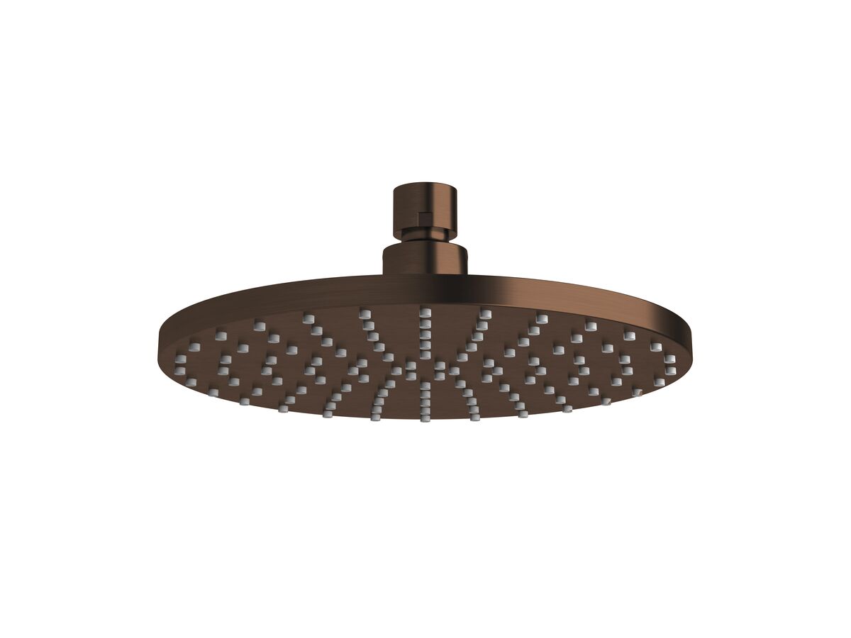 reece Milli Mood Edit Shower Head 180mm PVD Brushed Bronze (3 Star)