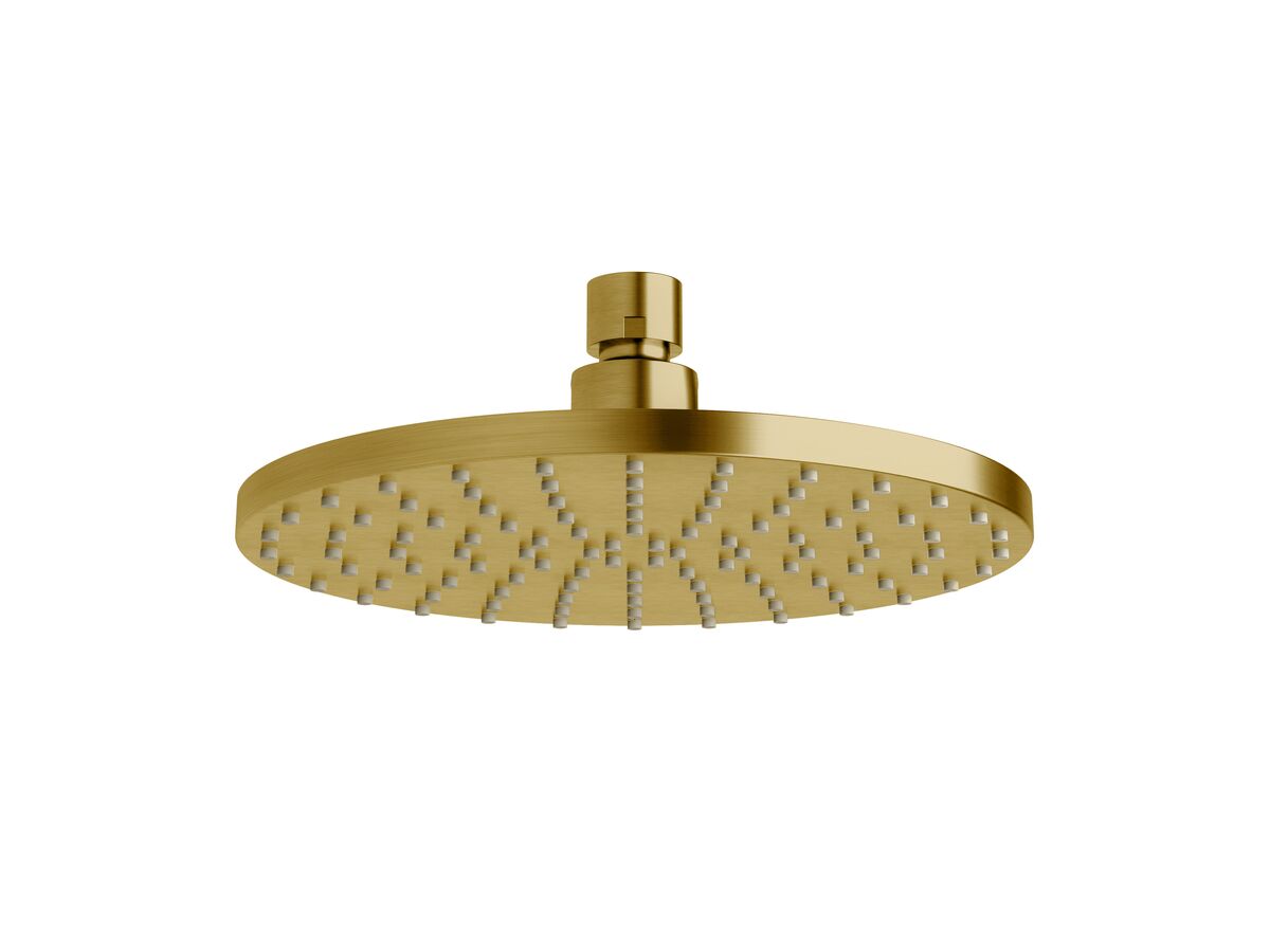 reece Milli Mood Edit Shower Head 180mm PVD Brushed Gold (3 Star)
