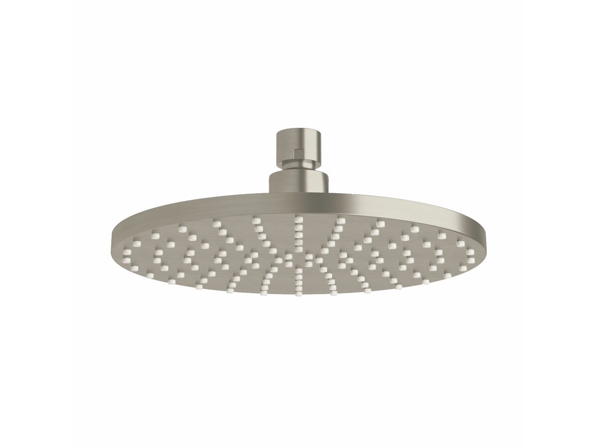 reece Milli Mood Edit Shower Head 180mm PVD Brushed Nickel (3 Star)
