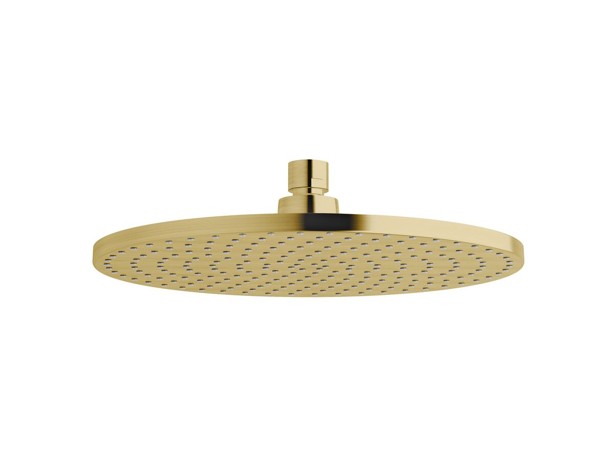 reece Milli Mood Edit Shower Head 250mm PVD Brushed Gold (3 Star) reece Milli Mood Edit Shower Head 250mm PVD Brushed Gold (3 Star)