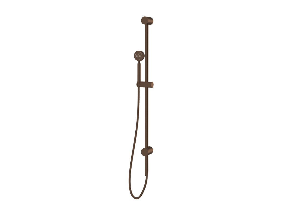 reece Milli Mood Edit Single Rail Shower with Wall Water Inlet PVD Brushed Bronze (3 Star)