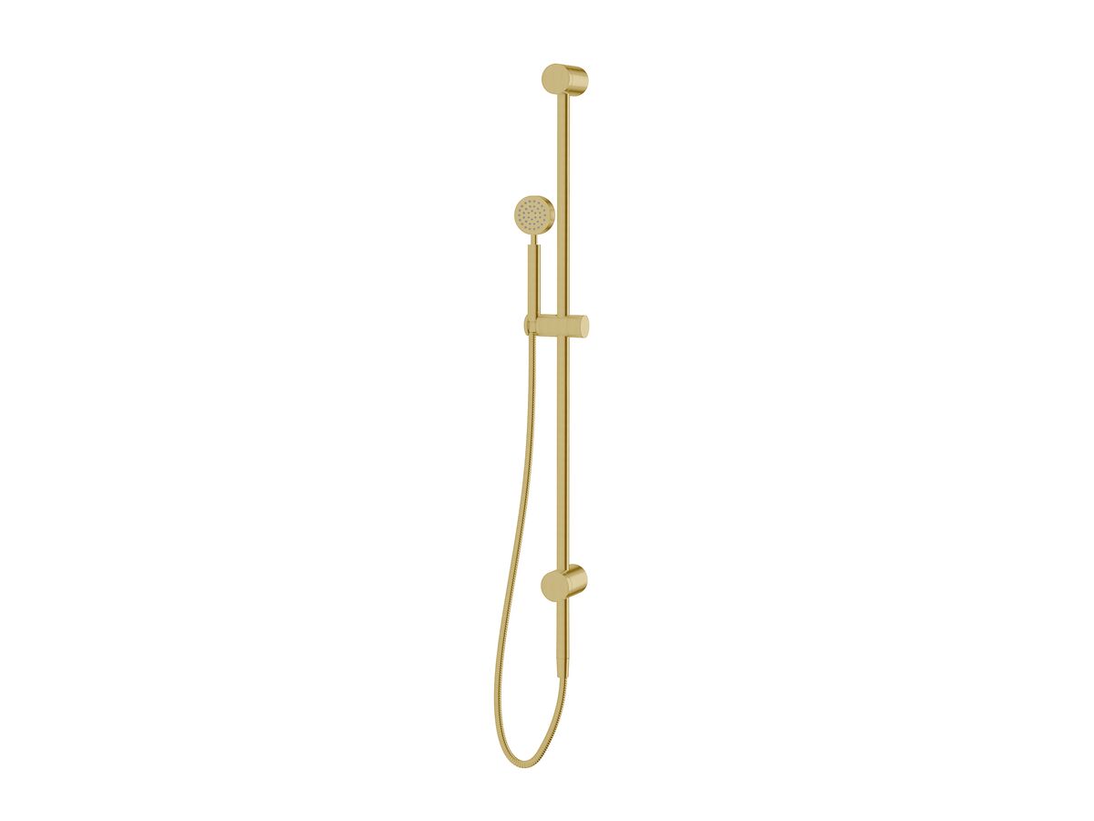 reece Milli Mood Edit Single Rail Shower with Wall Water Inlet PVD Brushed Gold (3 Star)