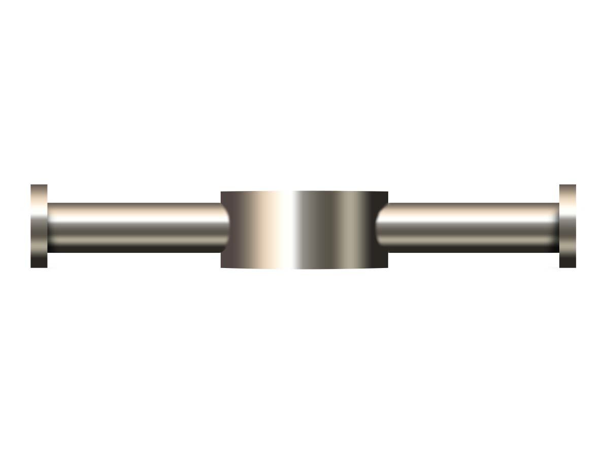 reece Milli Mood Edit Vertical Heated Towel Rail Robe Hook Brushed Nickel