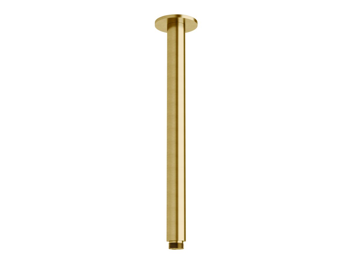 reece Milli Mood Edit Vertical Shower Arm 300mm PVD Brushed Gold
