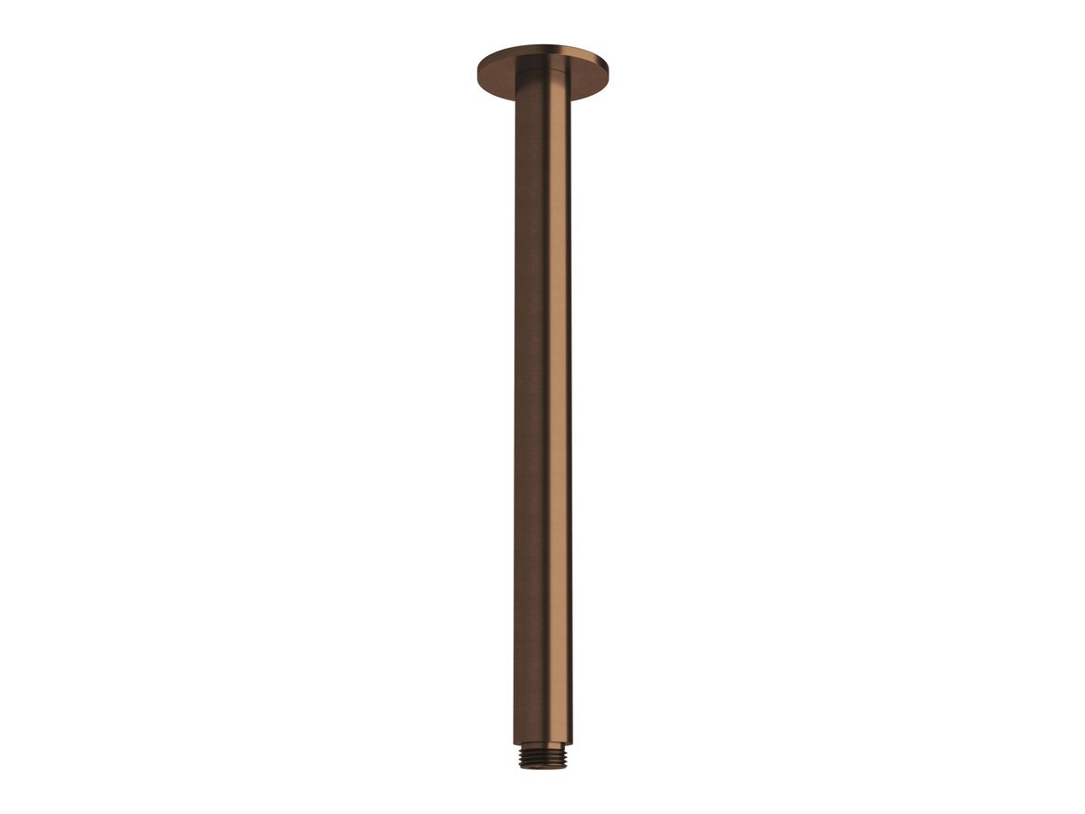 reece Milli Mood Edit Vertical Shower Arm 300mm PVD Brushed Bronze