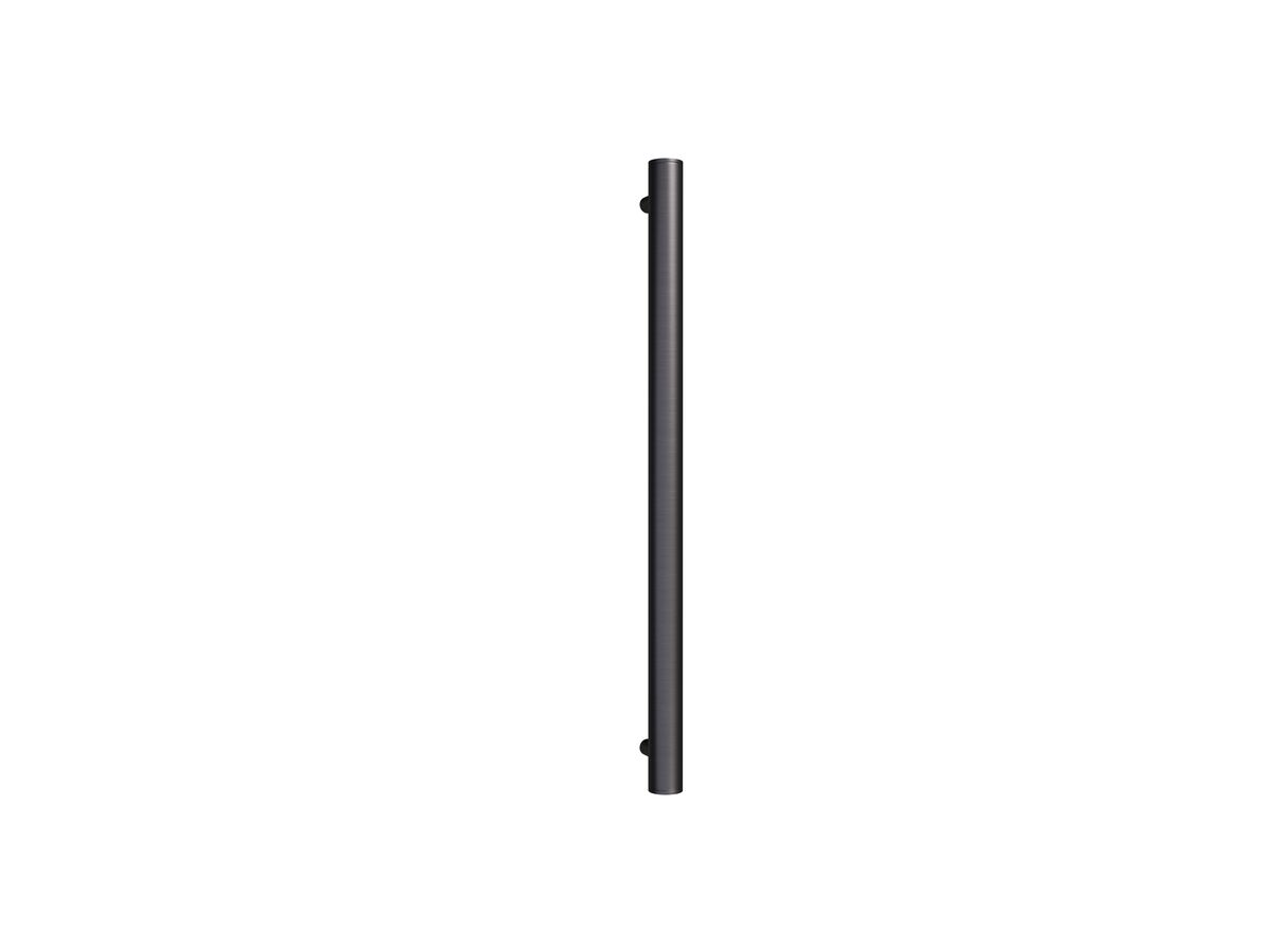 Reece Milli Mood Edit Vertical Single Heated Towel Rail 900 X 38mm PVD Brushed Gunmetal