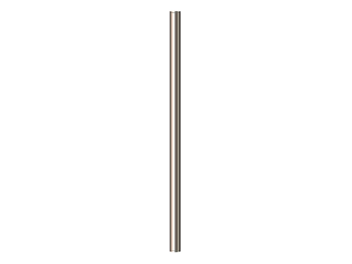 reece Milli Mood Edit Vertical Single Heated Towel Rail 900 x 38mm Brushed Nickel