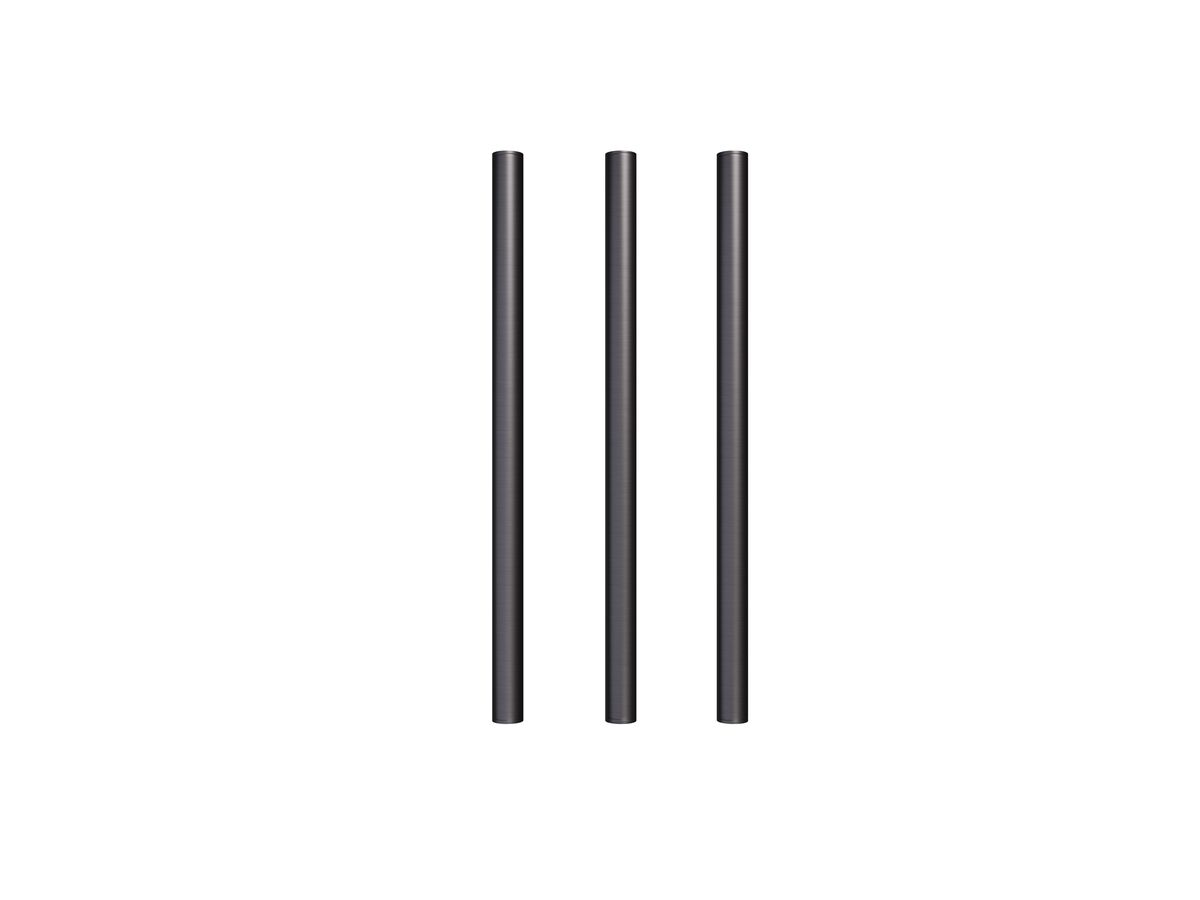 reece Milli Mood Edit Vertical Triple Heated Towel Rail 900 x 38mm PVD Brushed Gunmetal