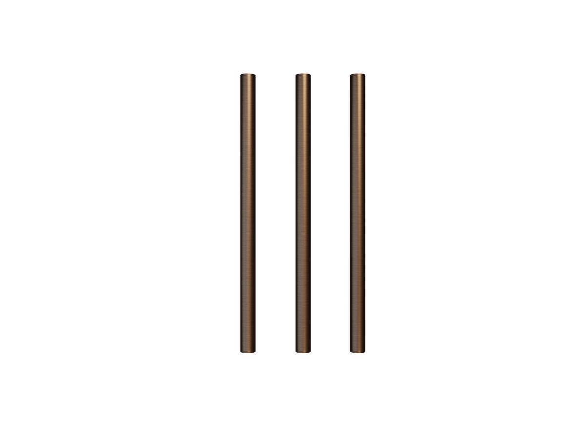 reece Milli Mood Edit Vertical Triple Heated Towel Rail 900 x 38mm PVD Brushed Bronze