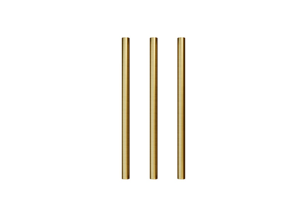 reece Milli Mood Edit Vertical Triple Heated Towel Rail 900 x 38mm PVD Brushed Gold